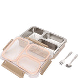 3 grid Stainless Steel Insulated  Lunch Box