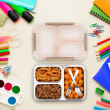 3 grid Stainless Steel Insulated  Lunch Box