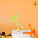 Humanoid Magnetic Toys Colorful Fidget Toys for Adults Hobbies Crafts Science Cute Novelty Man Fridge Magnets Men Refrigerator Magnets for Refrigerator, Door, Office Fun Decorative Decoration