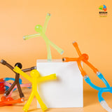 Humanoid Magnetic Toys Colorful Fidget Toys for Adults Hobbies Crafts Science Cute Novelty Man Fridge Magnets Men Refrigerator Magnets for Refrigerator, Door, Office Fun Decorative Decoration