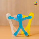 Humanoid Magnetic Toys Colorful Fidget Toys for Adults Hobbies Crafts Science Cute Novelty Man Fridge Magnets Men Refrigerator Magnets for Refrigerator, Door, Office Fun Decorative Decoration