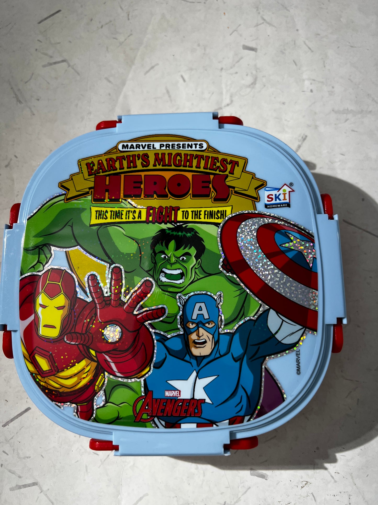 2 grid insulted spill & merge proof lunch box