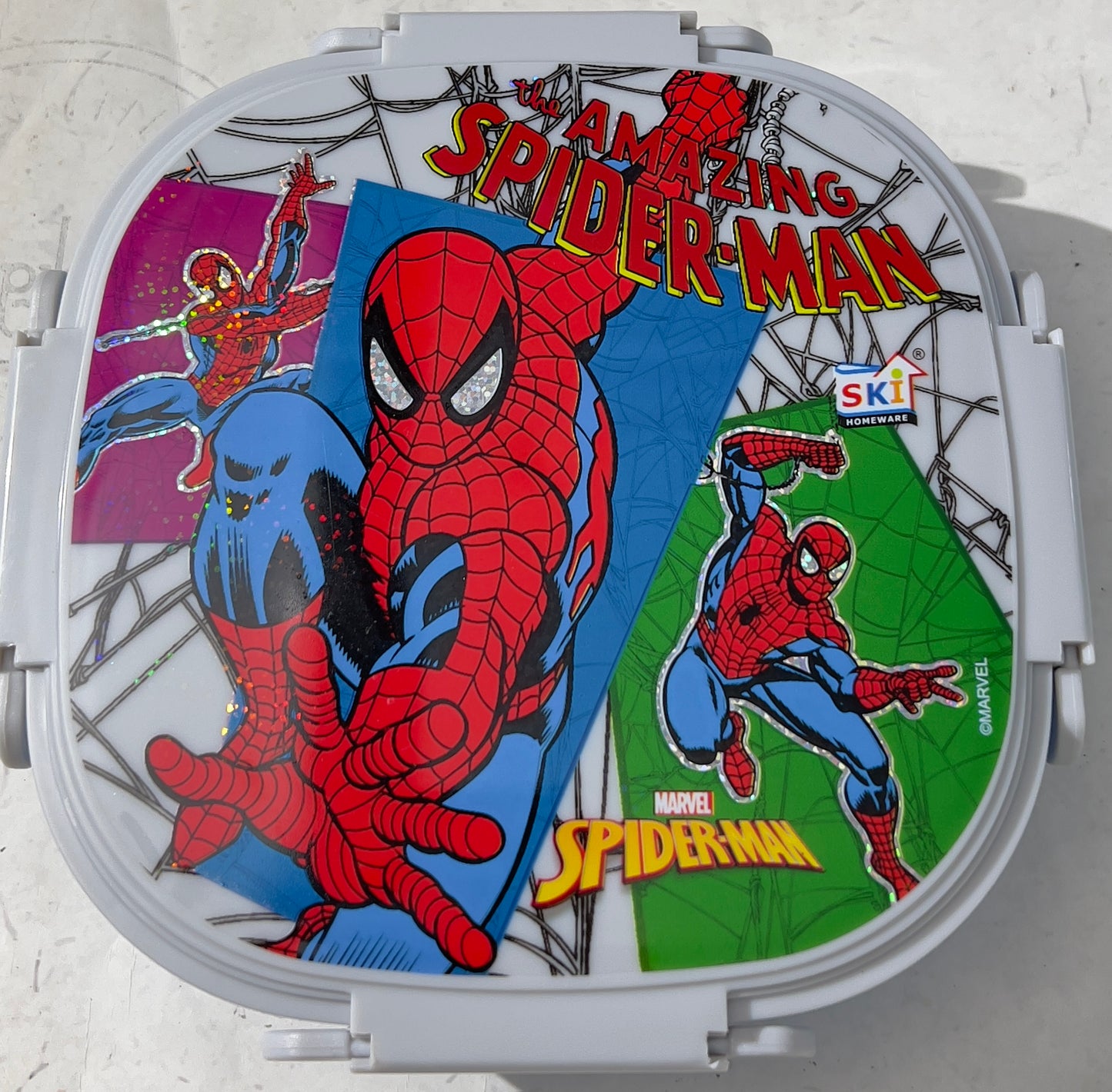 2 grid insulted spill & merge proof lunch box