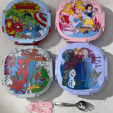 2 grid insulted spill & merge proof lunch box