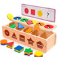 Montessori Toys Wooden Sorting Box for Baby Infant Toddler 1+Year Old (Sorting Box)