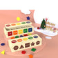 Montessori Toys Wooden Sorting Box for Baby Infant Toddler 1+Year Old (Sorting Box)