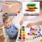 Montessori Toys Wooden Sorting Box for Baby Infant Toddler 1+Year Old (Sorting Box)