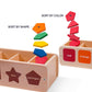 Montessori Toys Wooden Sorting Box for Baby Infant Toddler 1+Year Old (Sorting Box)