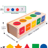Montessori Toys Wooden Sorting Box for Baby Infant Toddler 1+Year Old (Sorting Box)