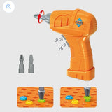 Set Of 285 Pieces 5 in 1 Creative 3D screw puzzle With A Drill, Screw Puzzle Box