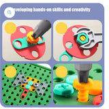 Set Of 285 Pieces 5 in 1 Creative 3D screw puzzle With A Drill, Screw Puzzle Box
