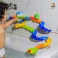 Baby Bath Toys,51Pcs Bath Track Toy,Water Slide with , Water Track Bathtub Bath Toys, Bath Toys Water Balls Tracks for Kids for Wall Bathtub Toy Slide for 3 4 5 6 Year Olds Boys Girls