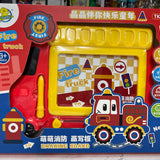 Fire truck colour drawing board
