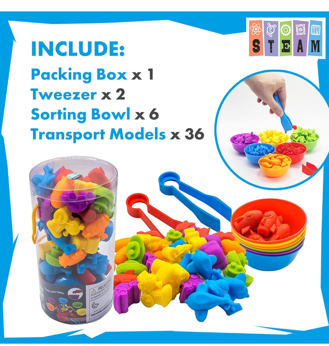 Montessori Counting & Sorting Game: Educational Toy for Kids