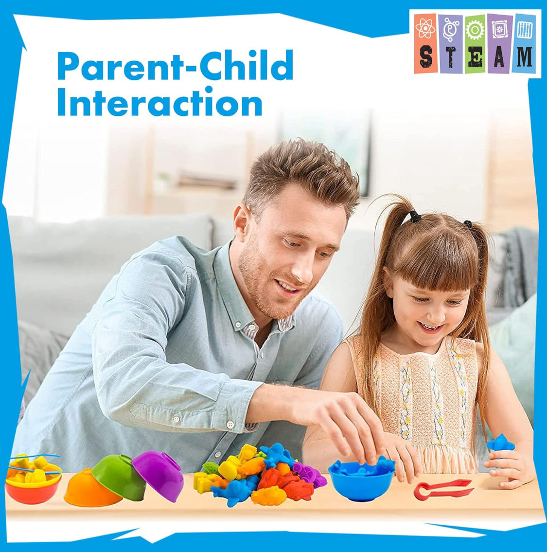 Montessori Counting & Sorting Game: Educational Toy for Kids