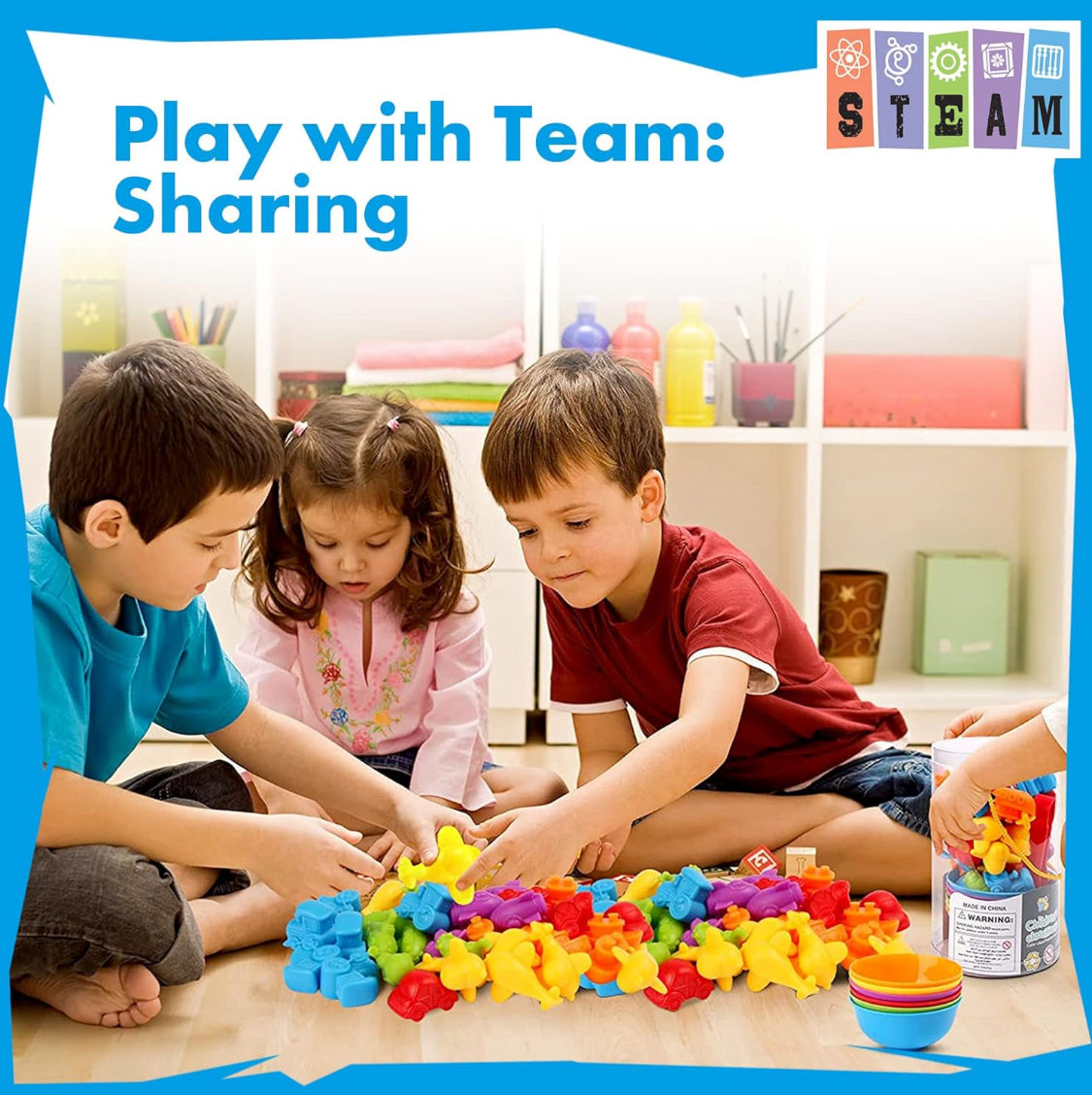 Montessori Counting & Sorting Game: Educational Toy for Kids