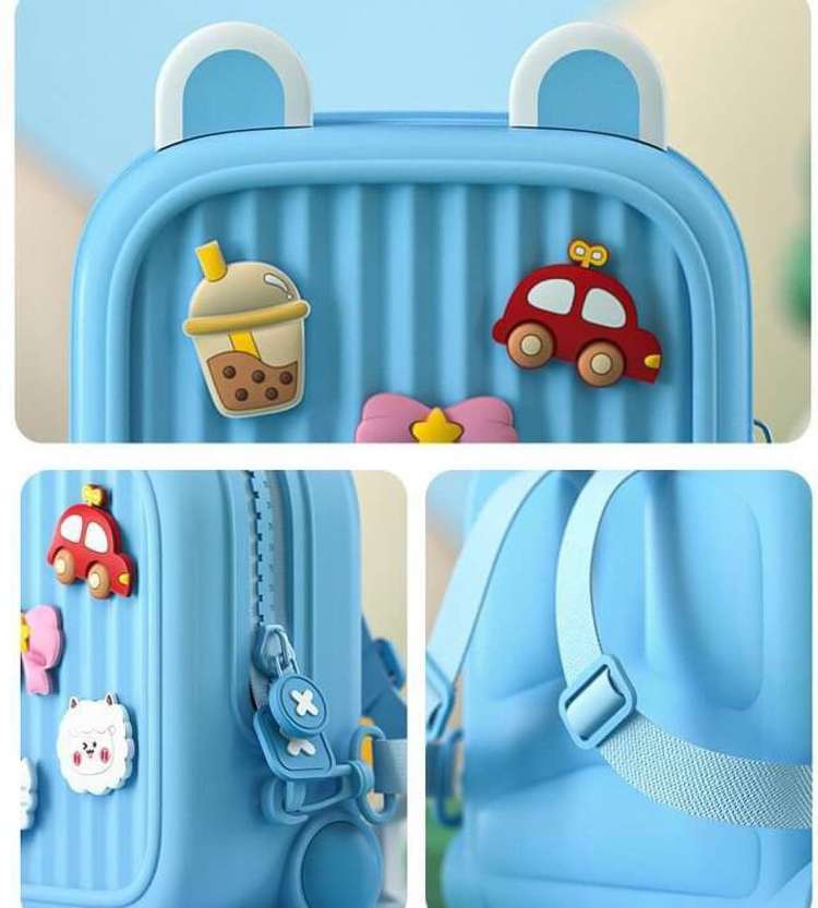 Toddler Mini Cute Backpack DIY Cute Cartoon Animal Preschool Kids Waterproof Shoulder Bag Student Backpack Bookbag School Lunch Backpack for Boys