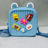 Toddler Mini Cute Backpack DIY Cute Cartoon Animal Preschool Kids Waterproof Shoulder Bag Student Backpack Bookbag School Lunch Backpack for Boys Girls