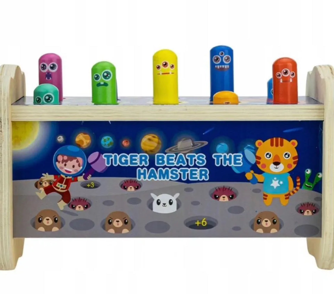 Wooden Tiger Beats The Master Toy Activity Game for Kids