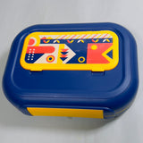 3 grid insulated leak proof lunch box with cutlery & lunch bag