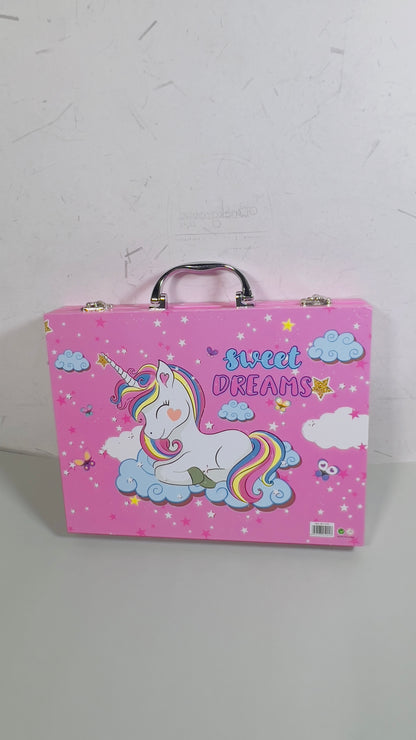 49 pieces art trunk  ( unicorn & space )