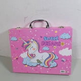 49 pieces art trunk  ( unicorn & space )