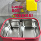 2 grid stainless steel Tedemei 750 ml  & 45 ml  lunch box