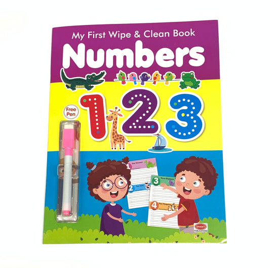 MY FIRST WIPE & CLEAN BOOK WITH FREE PEN