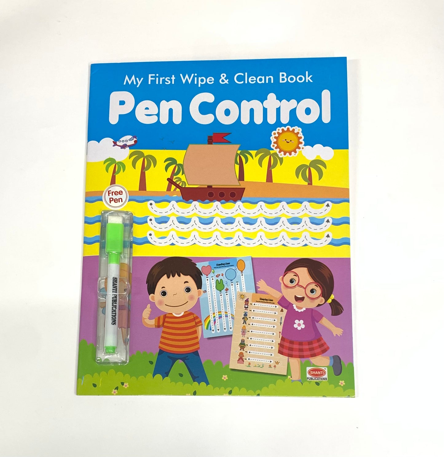 MY FIRST WIPE & CLEAN BOOK WITH FREE PEN
