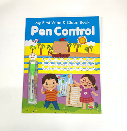 MY FIRST WIPE & CLEAN BOOK WITH FREE PEN