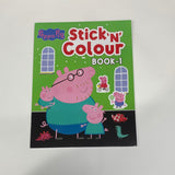 PEPPA PIG STICK & COLOUR BOOK
