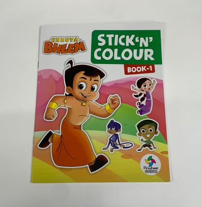 CHOTA BHEEM STICK & COLOUR BOOK