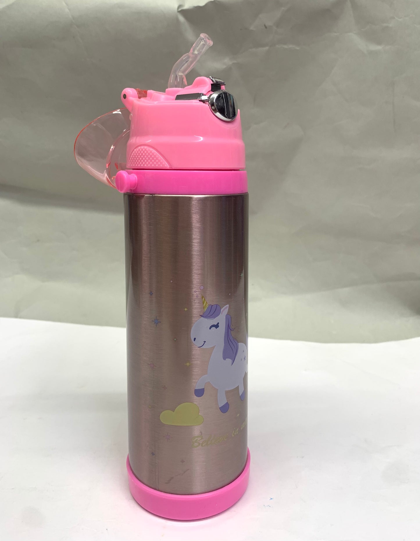 INSULATED STRAW STRING BOTTLE - 500ML