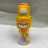 PLASTIC STRAW BOTTLE - 500ML