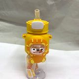 PLASTIC STRAW BOTTLE - 500ML