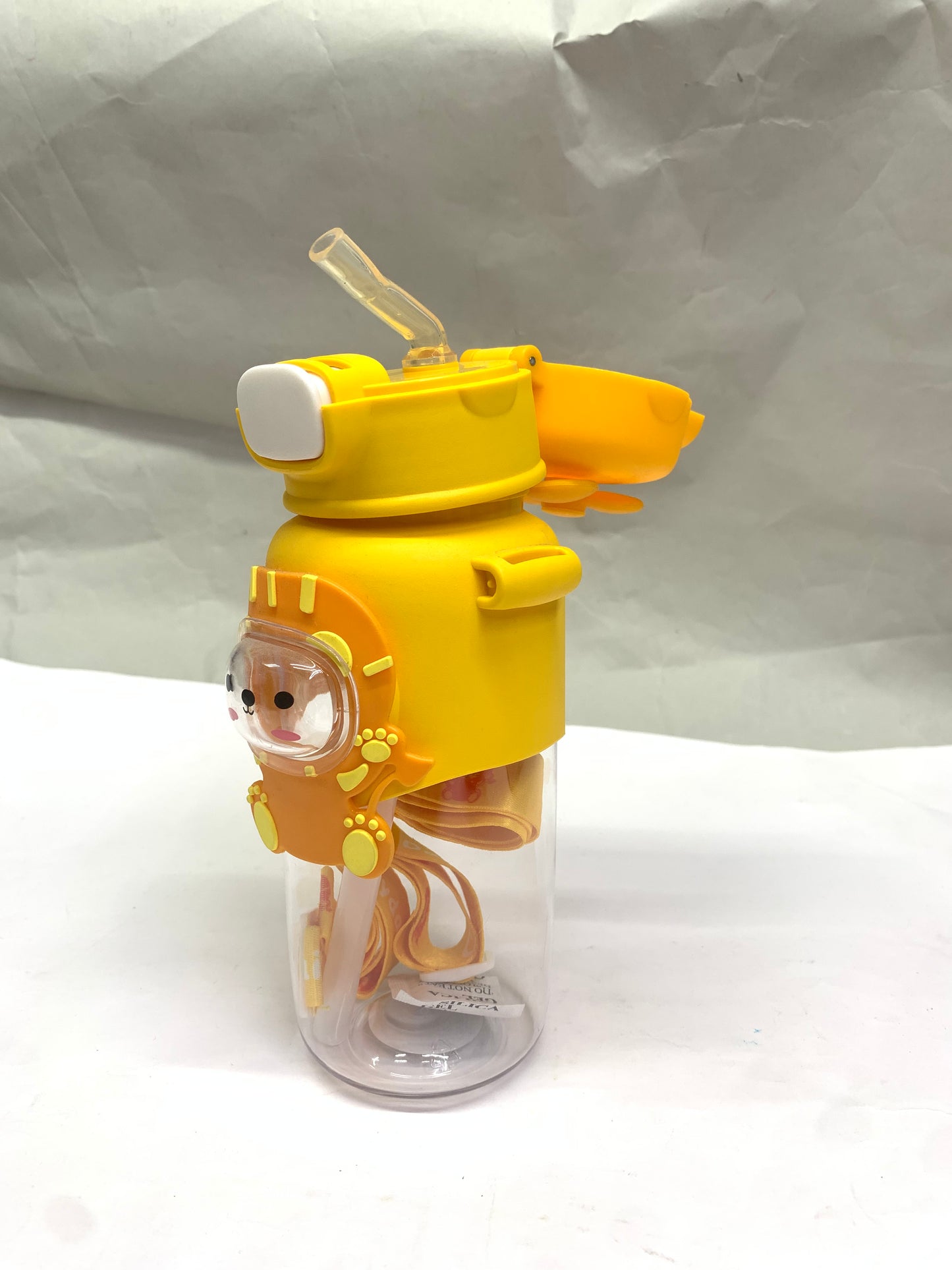 PLASTIC STRAW BOTTLE - 500ML