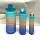 Motivational bottles set of 3 bottles