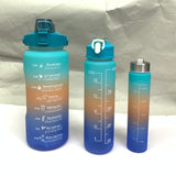 Motivational bottles set of 3 bottles