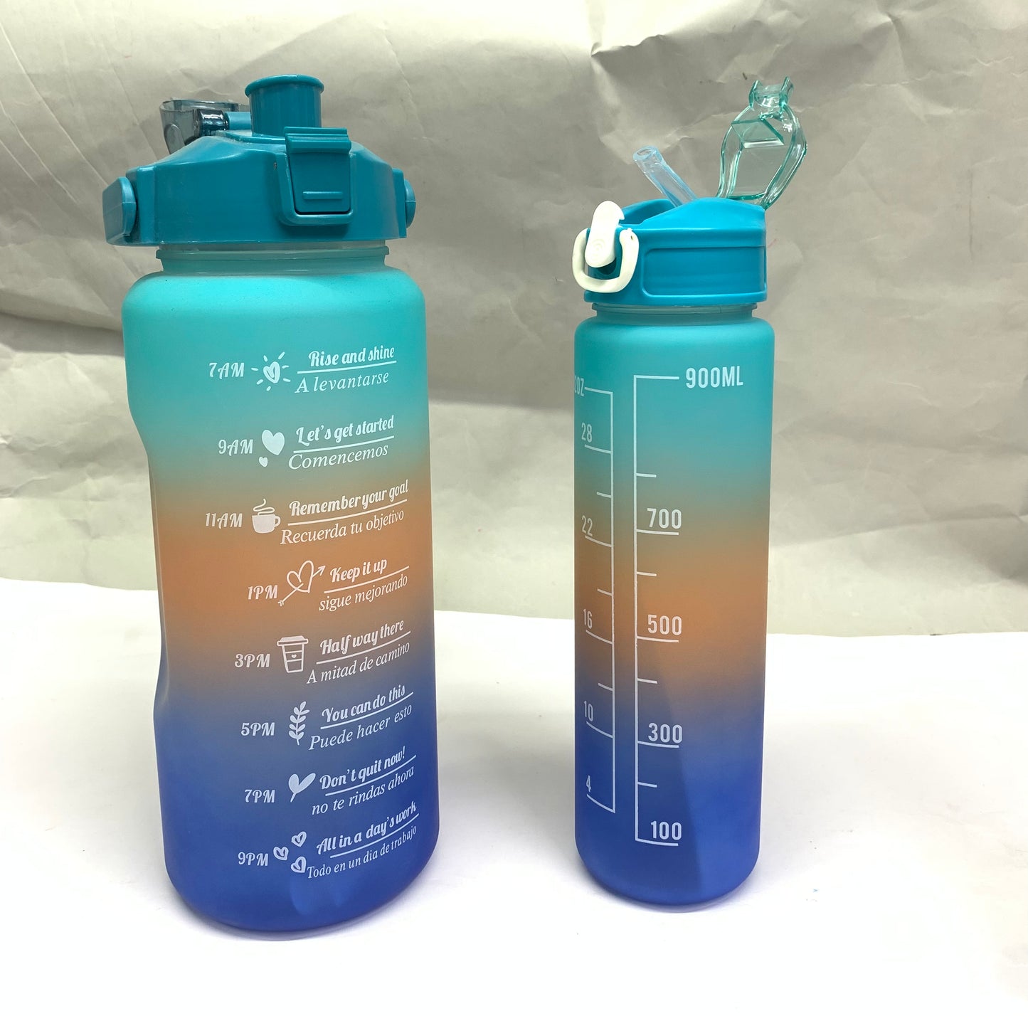 Motivational bottles set of 3 bottles
