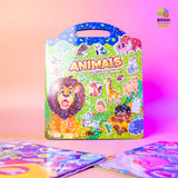 Jelly Reusable Fun Sticker Books for Kids Toddlers 1-6 Years(6 different themes)
