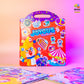 Jelly Reusable Fun Sticker Books for Kids Toddlers 1-6 Years(6 different themes)