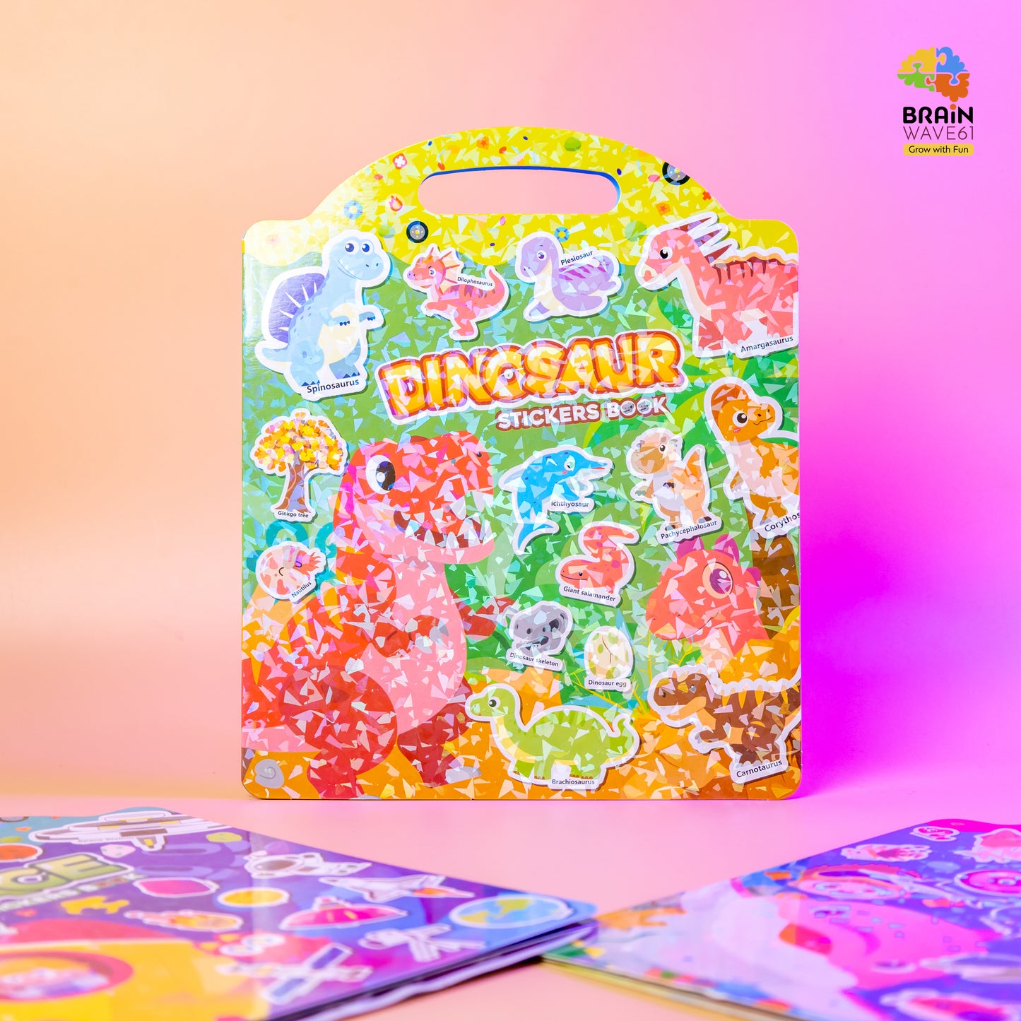 Jelly Reusable Fun Sticker Books for Kids Toddlers 1-6 Years(6 different themes)