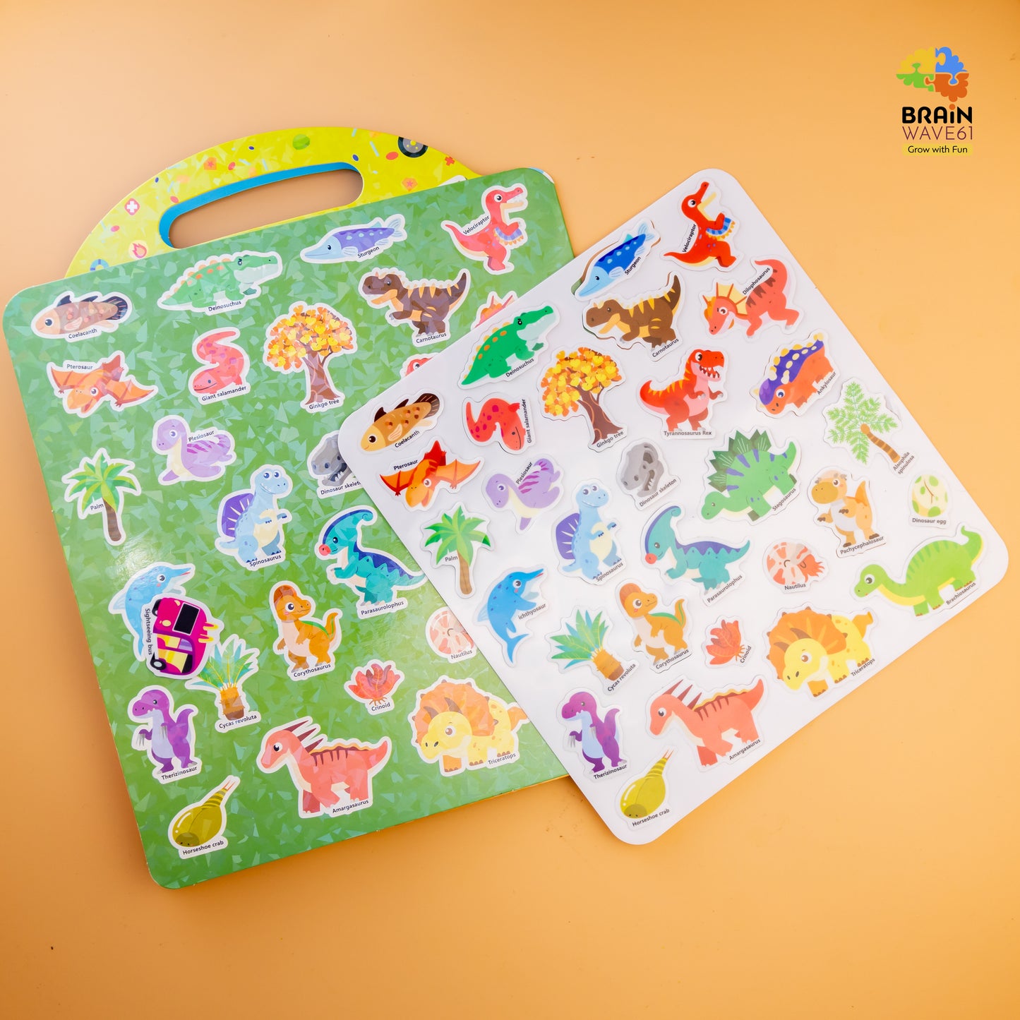 Jelly Reusable Fun Sticker Books for Kids Toddlers 1-6 Years(6 different themes)