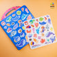Jelly Reusable Fun Sticker Books for Kids Toddlers 1-6 Years(6 different themes)