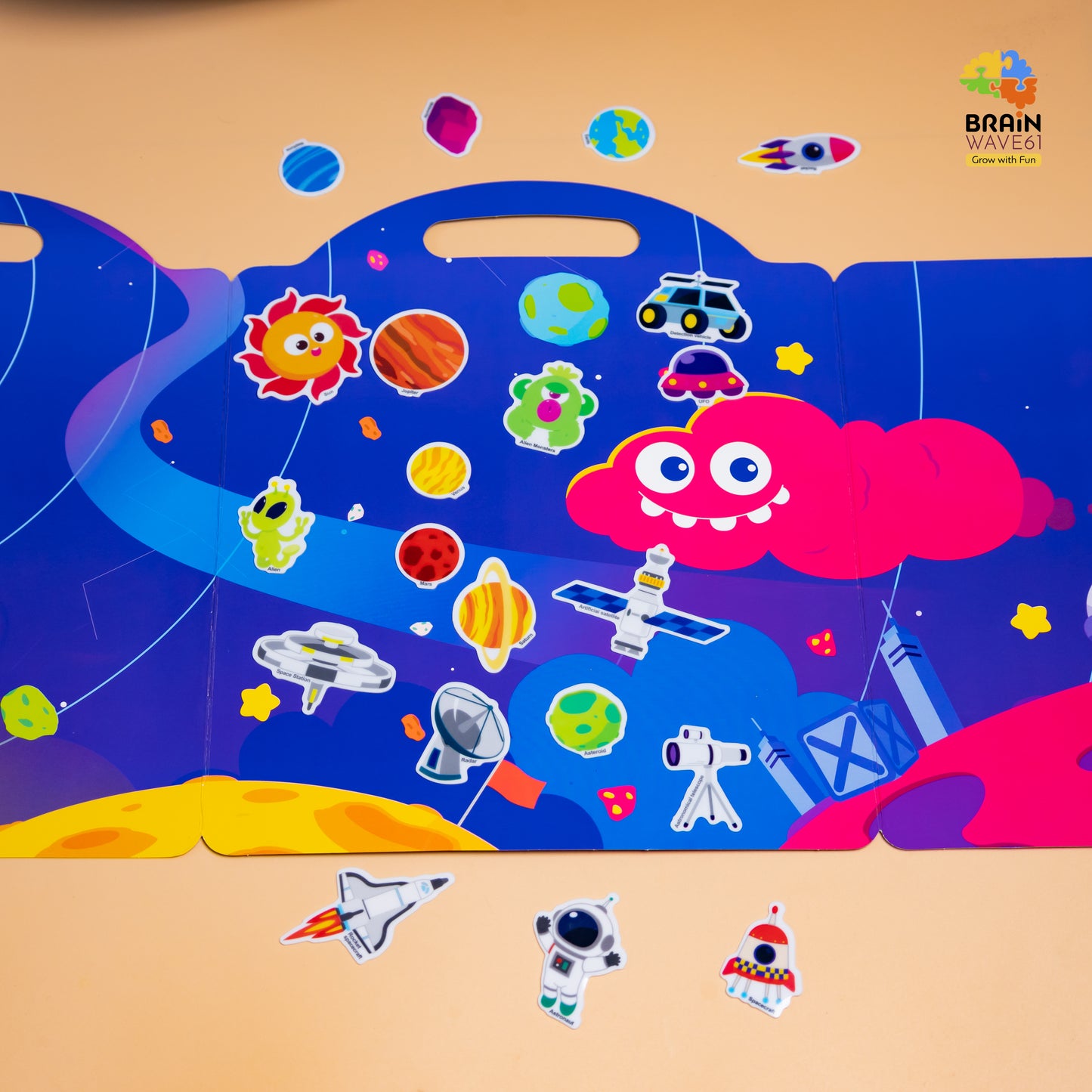 Jelly Reusable Fun Sticker Books for Kids Toddlers 1-6 Years(6 different themes)