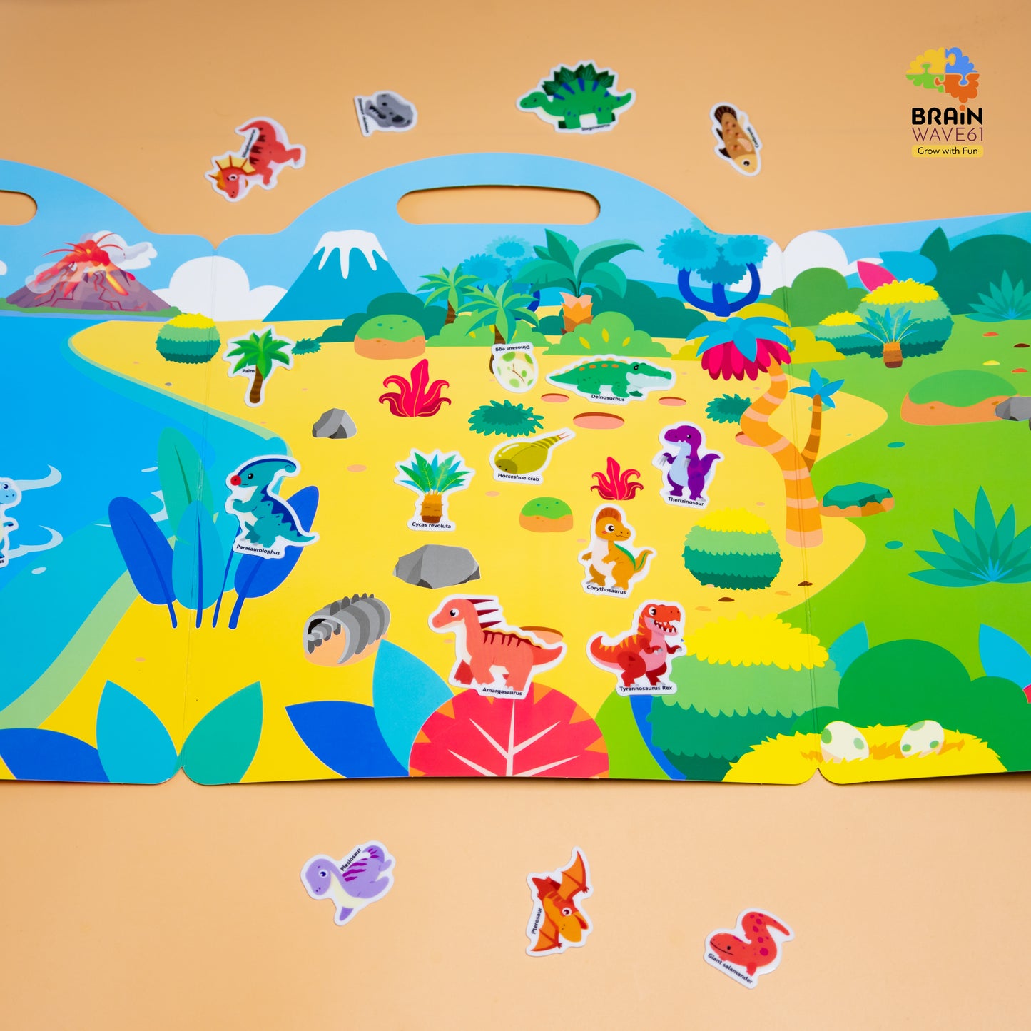 Jelly Reusable Fun Sticker Books for Kids Toddlers 1-6 Years(6 different themes)