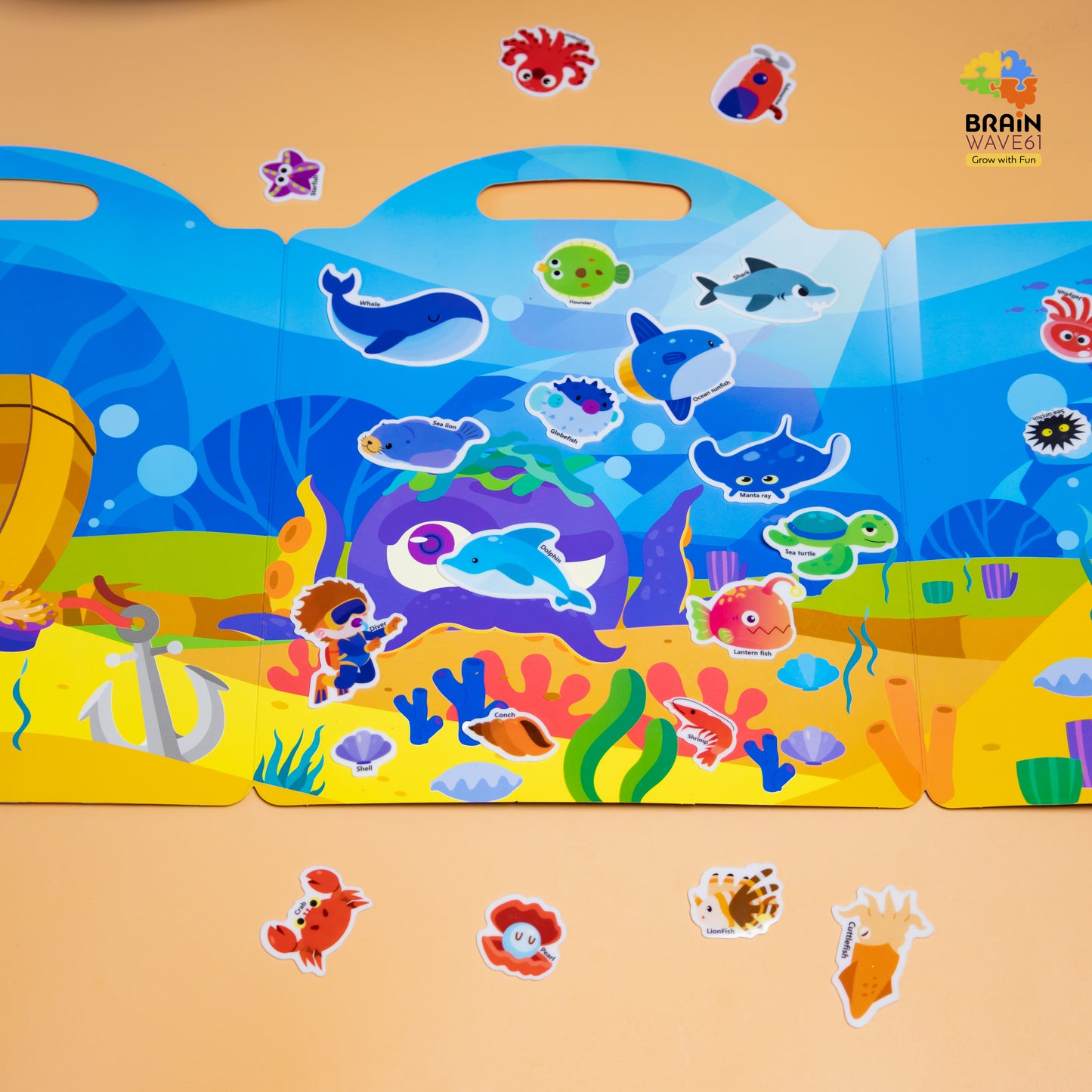 Jelly Reusable Fun Sticker Books for Kids Toddlers 1-6 Years(6 different themes)