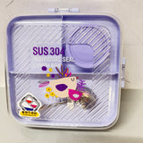 Kids Carnival  Stainless Steel   Leak proof Bento Box
