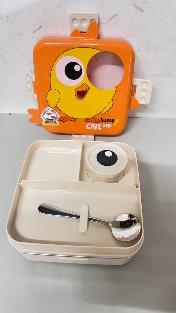 Kids Carnival  Stainless Steel   Leak proof Bento Box