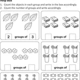 Fun And Learn Activity WORKBOOK For Kids Multiplication